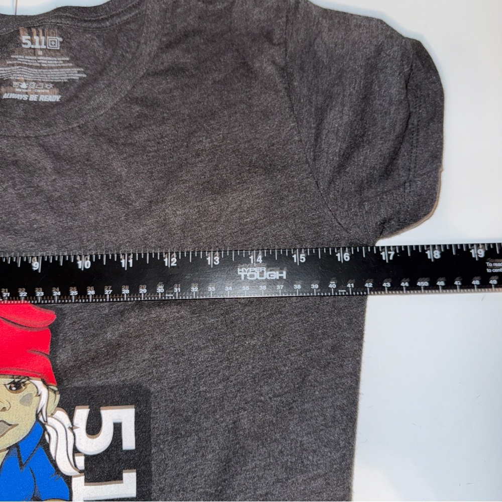 5.11 MISS TACTICAL GNOME T-Shirt Women’s Charcoal Size Medium - Picture 6 of 11